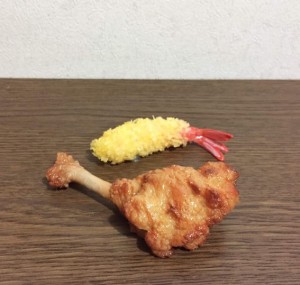 エビフライと唐揚げ